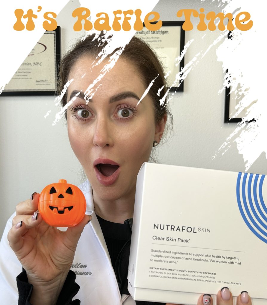 As October rolls in, there’s a chill in the air and a sense of excitement that accompanies the changing of the seasons. This month not only marks the transition to fall but also brings a fantastic opportunity for our customers. We are thrilled to announce our October special, where every purchase gives you a chance to enter our exclusive raffle! The grand prize? A three-month supply of Nutrafol, specially designed to promote skin wellness from within. It's Raffle Time with Spooktober Special: Your Chance to Win 3 Months of Nutrafol for Skin Wellness!